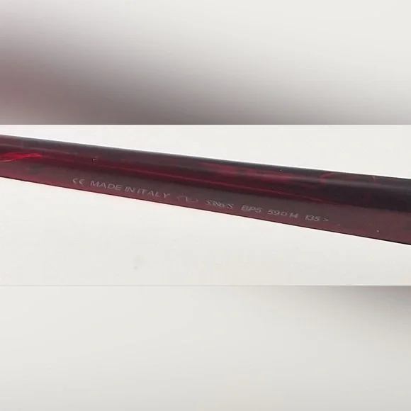 Valentino Burgundy Sunglasses Frames Only | Zeiss Lenses | Made in Italy Valentino 5386/S Burgundy Oval Sunglasses Frames Only Italy  main image 4